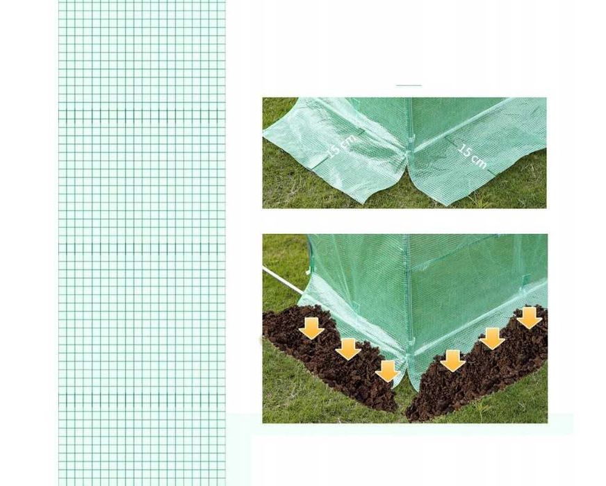 Теплиця 3*6, трьохшарова плівка, металевий каркас 18м2