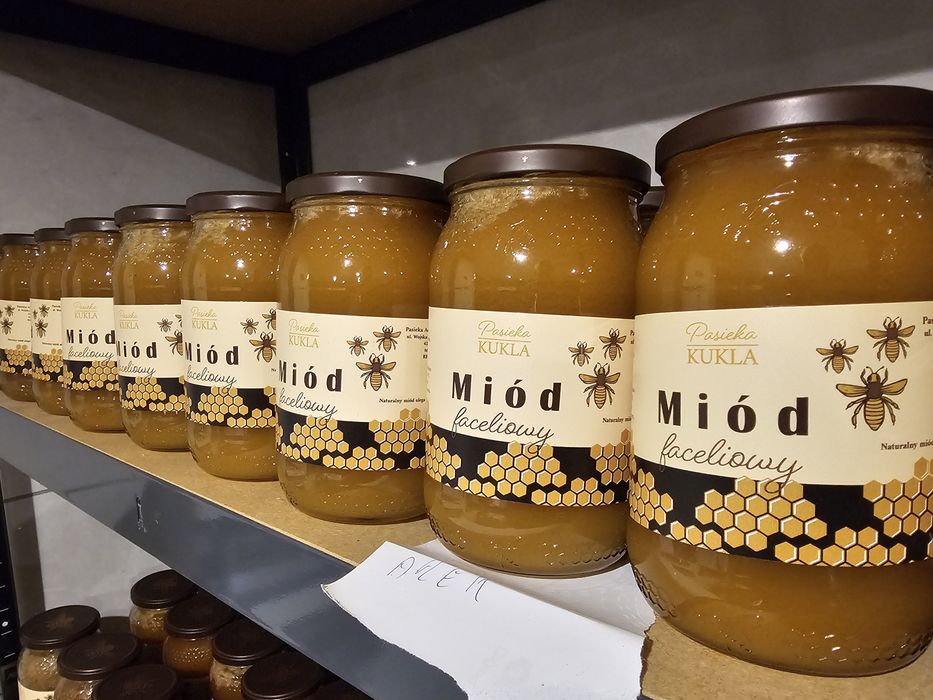 Miód  facelia lipowy wielokwiatowy  Nawlociowy-Wrzosowy  pyłek kwiatow