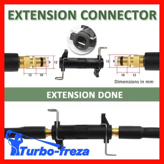 Шланг високого тиску на мийку Керхер - К2 K3 K4 K5 K6 К7 для мінімийки