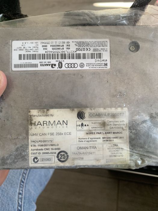 Rádio RNS-E Bluetooth