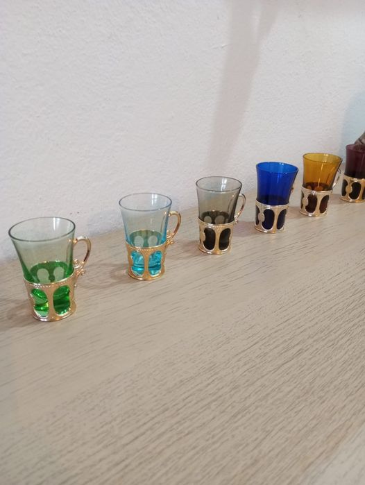 Coleção 6 Copos Vintage