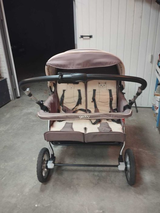 Коляска для двійні GEOBY SC705-X-RKFS