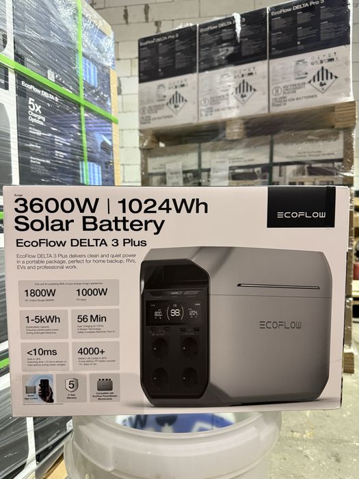 Зарядна станція Ecoflow Delta 3 Plus в наявності!