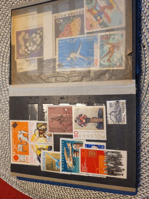 Klaser znaczki lata 70 kraje wschodniej europy