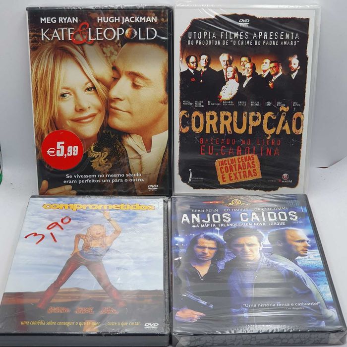 Lote 6/4 - Pack de 18 Filmes Novos e Selados em DVD - Ref.VI