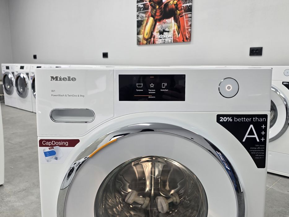 ‼️Як нова Топова пральна машина Miele WWR 860 і WCR 870 9кг 2022 рік‼️