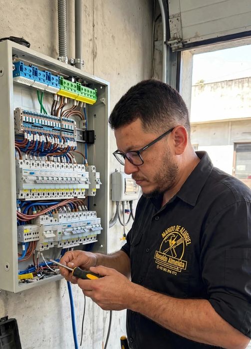 ELETRICISTA (24H) + MARIDO DE ALUGUEL - Instalação Elétrica Completa e Remodelações pintura  canalização  e pequeno reparos.