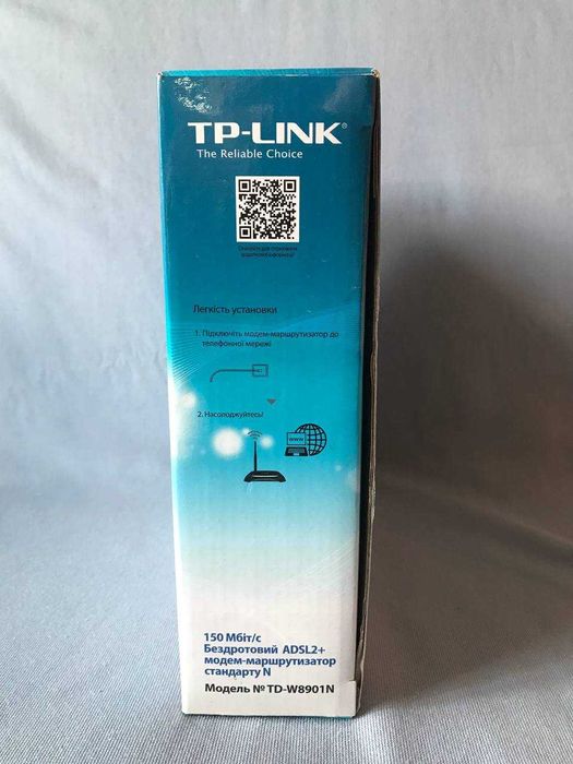 Роутер Модем Маршрутизатор Wi-fi TP-LINK TD-W8901N 150 Мбіт/с ADSL2