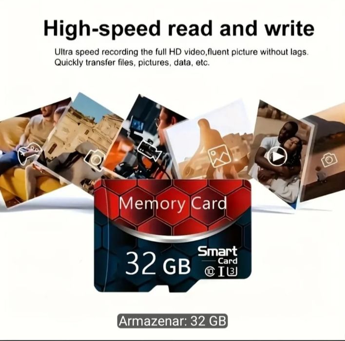 Micro cartão memória SD  ( Novo) 64GB e 128GB
