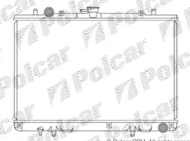 Radiador Mitsubishi Pajero 2.5 TD Anos 1991 a 1997