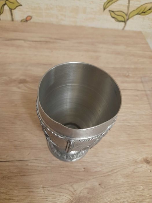 Бокал (Кубок) из олова серебристый Парусник Artina