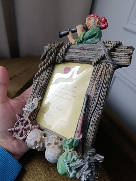 Ramka na zdjęcia Vintage stara reto Piraci farma  przyroda 3D