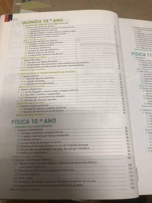 Livro perparar para o exame de fisica e quimica 11 ano