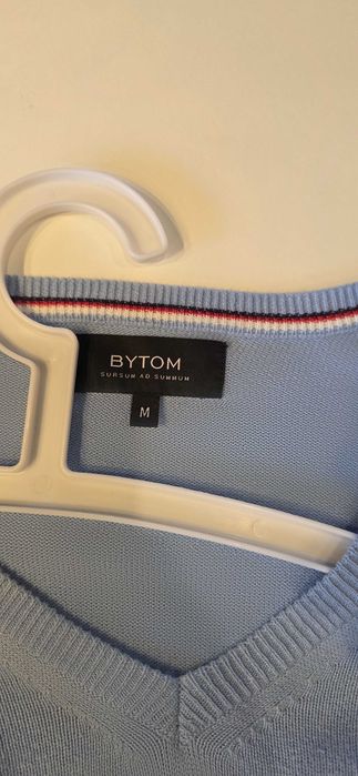 Niebieski / błękitny sweter męski / Bytom