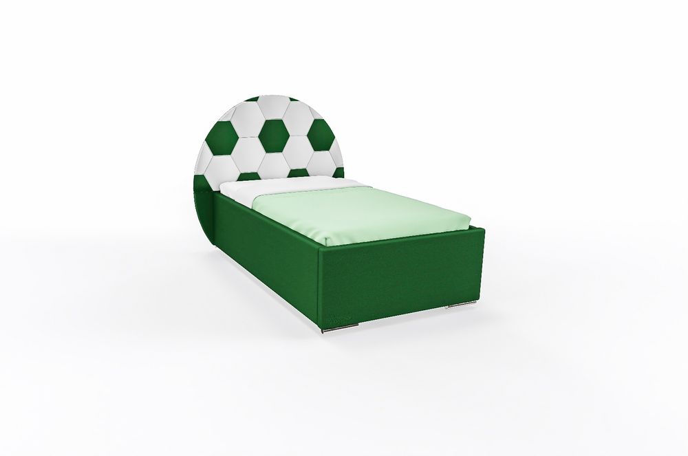 Łóżko sypialniane tapicerowane dla chłopca