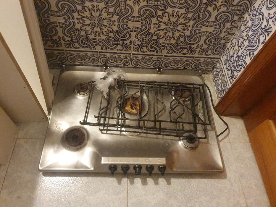 Placa fogão Candy a gás com 4 bicos