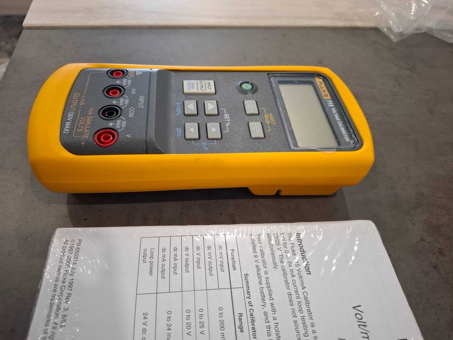 FLUKE 715 - Calibrador de Processo, Loop, Volt/mA.