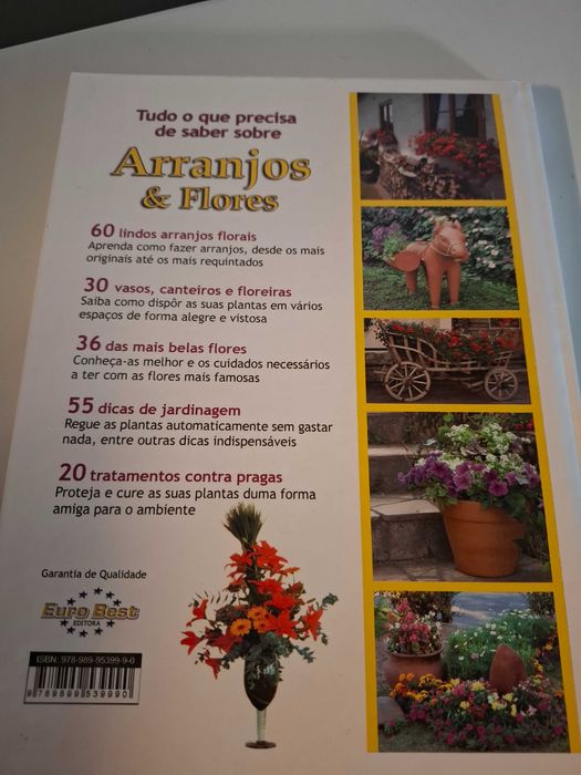 Livro de arranjo de flores