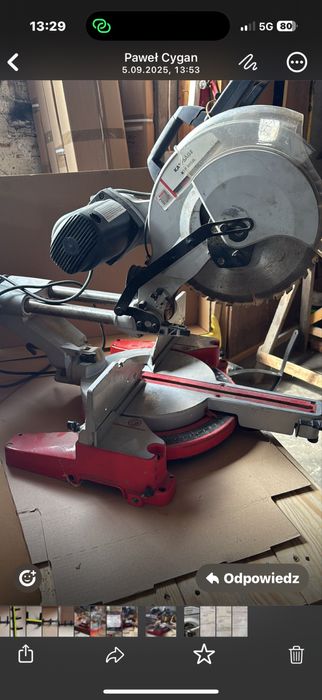 Piła ukośnica Holzmann KAP 305JL – stan bardzo dobry, pełna sprawność