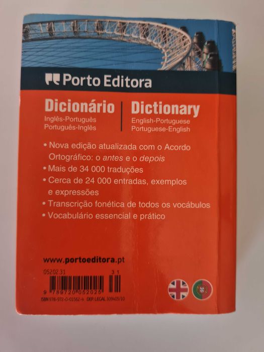 Mini-Dicionário de Inglês-Português e Português-Inglês