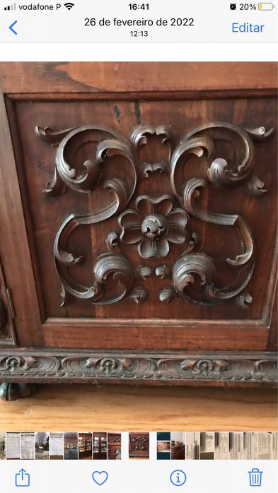 Cristaleira Estilo Renascença