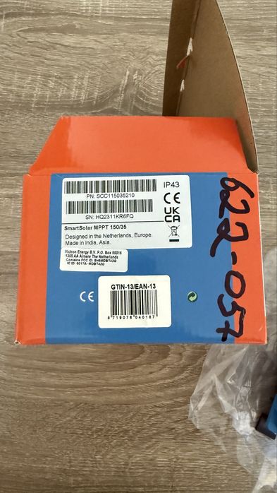 Сонячний контроллер заряду Victron energy mppt 150/35 smartsolar