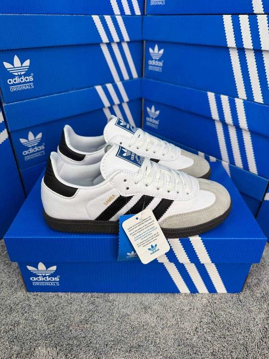 !ТОП! Adidas Samba OG Originals White Black 37 38 39 40 41 42 43 44 45