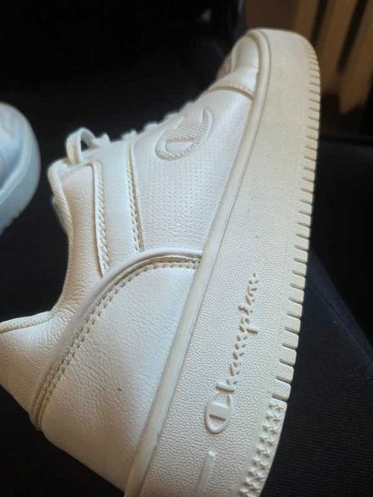 Damskie białe buty/sneakersy - Champion