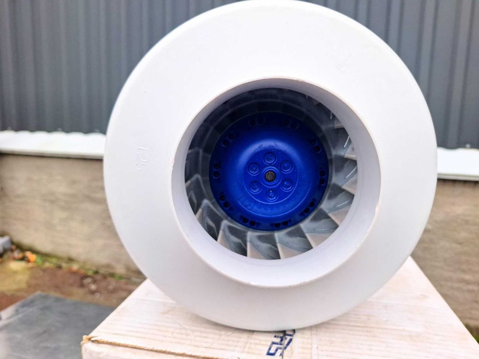 Розпродаж‼️Відцентровий канальний вентилятор 385 м³/год (D125) Данія