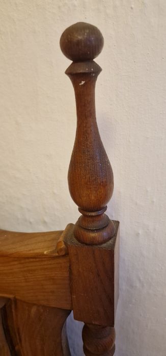 Cabeceira de cama para projecto com chalky paint