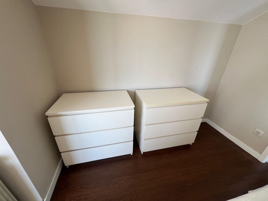 Cómoda Malm ikea branco