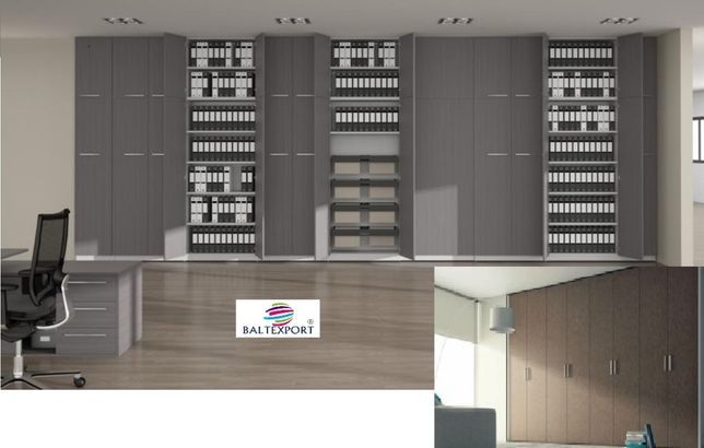 Armário p/Escritorio em melamina madeira por medida e acabamentos Novo