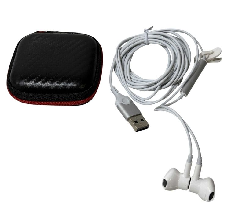 Słuchawki przewodowe z mikrofonem USB
