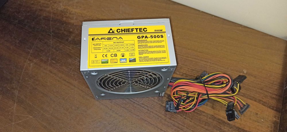 Блок питания ATX 500W Chieftec GPA-500S (4pin cpu, 8pin gpu pciex)