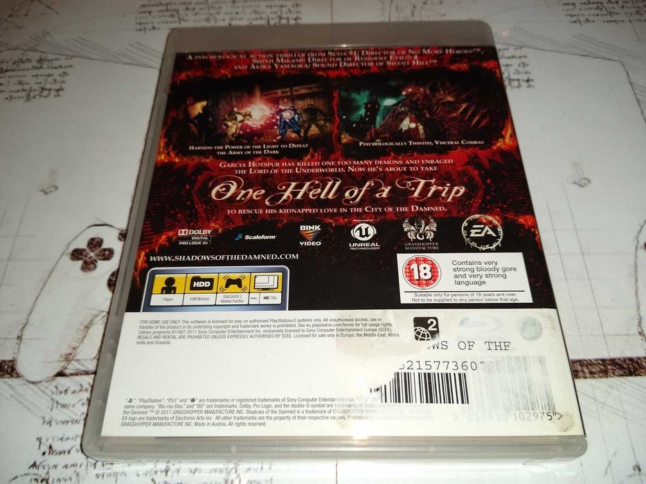 Shadow of the Damned Ps3 bez rys