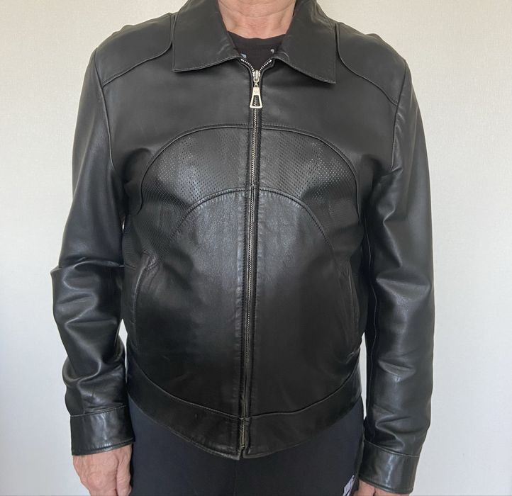 Куртка мужская кожаная ARMANI