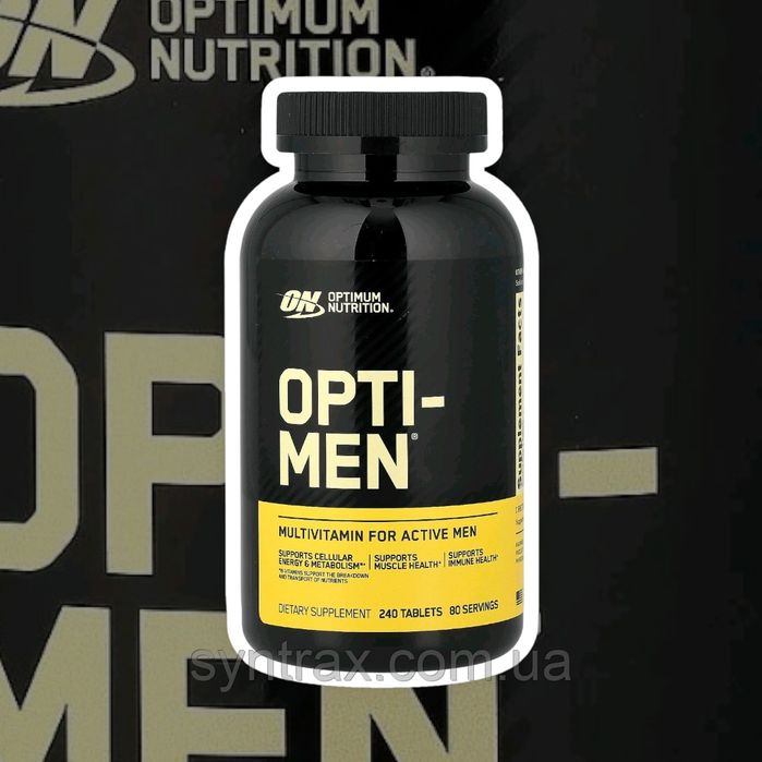 Витамины термін 27рік+ Opti Men 240 tab США Optimum USA опти мен краще