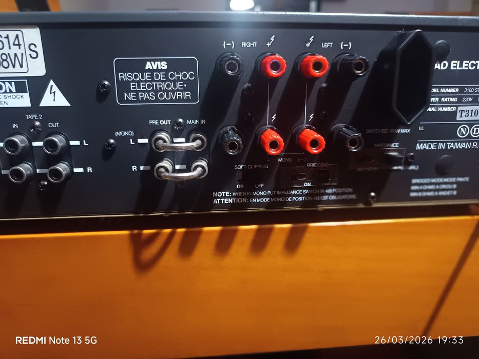 Amplificador stereo NAD 3100 PE