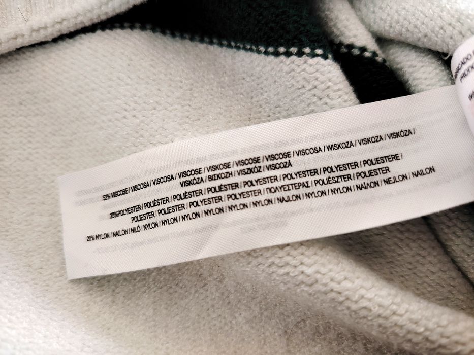 Sukienka dzianinowa, długi sweter XL, 52% wiskoza,