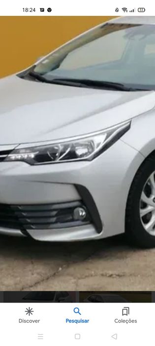 Friso de parachoques tampa Toyota Corolla 2017 farol nevoeiro