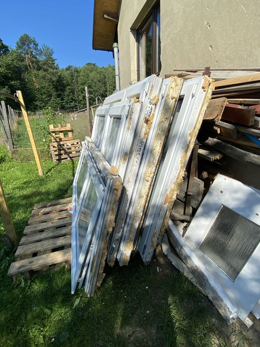 Okna ścienne plastikowe różne wymiary