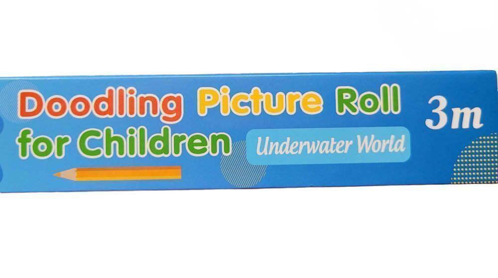 Nowa kolorowanka bazgroły na 3 metrach - Ocean rybki #347