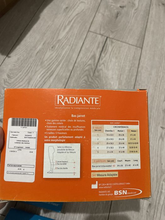 Шкарпетки/гольфи  чоловічі sigvaris, radiante
