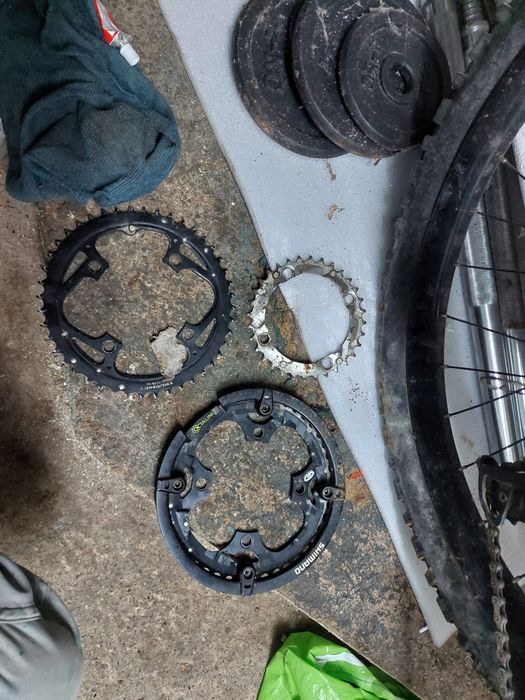 Peças bicicleta pedaleira