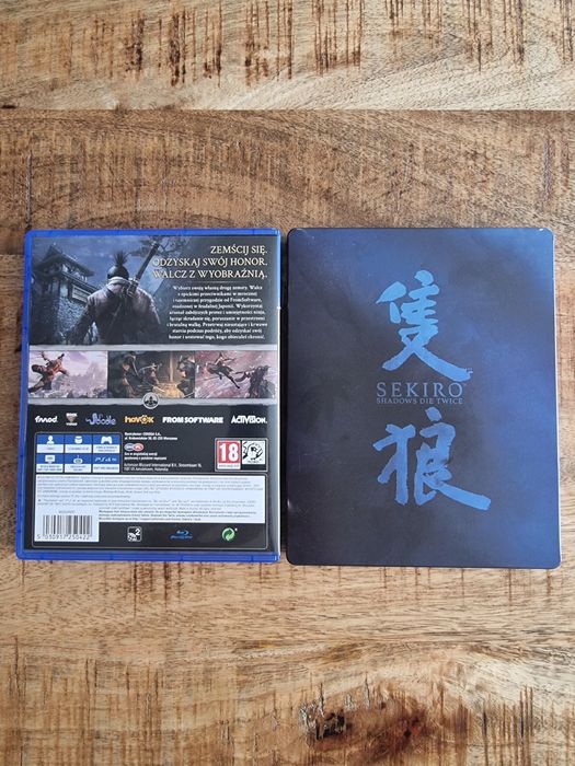 Sekiro Shadows Die Twice steelbook PS4