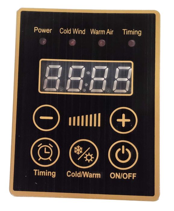 Novo: Mini-ar condicionado para ventilação e aquecimento, com possibilidade de montagem na parede.