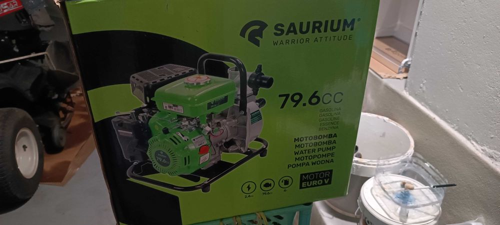Motobomba, 79.6CC, 1" SAURIUM