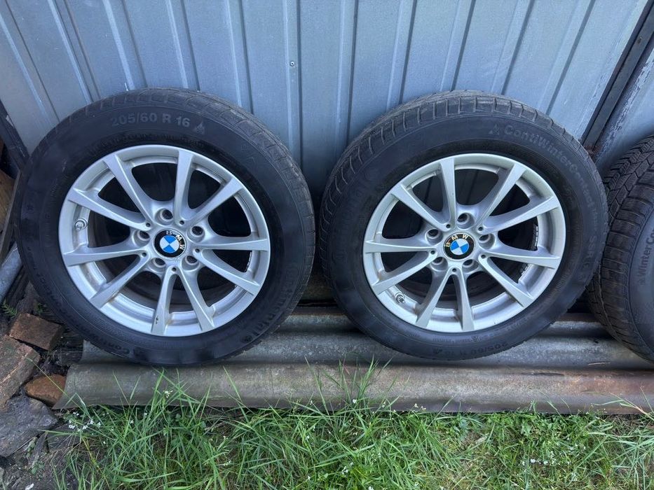 Sprzedam komplet oryginalnych kół zimowych do BMW Serii 3 Styling 390 (wzór V-Spoke)