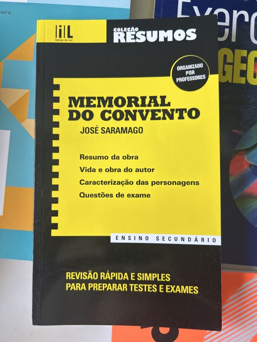 livro resumo memorial do convento