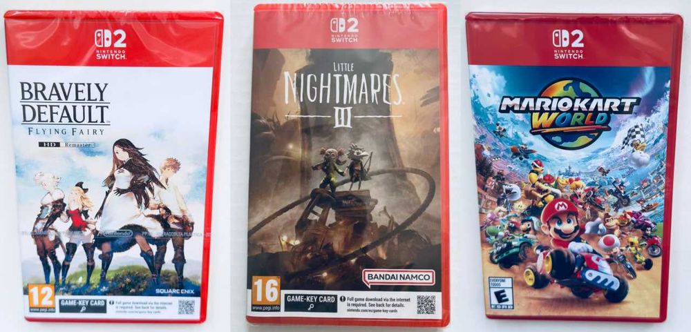 Картриджі для Nintendo Switch, Switch 2, Nintendo 3DS/DS, Atari 2600